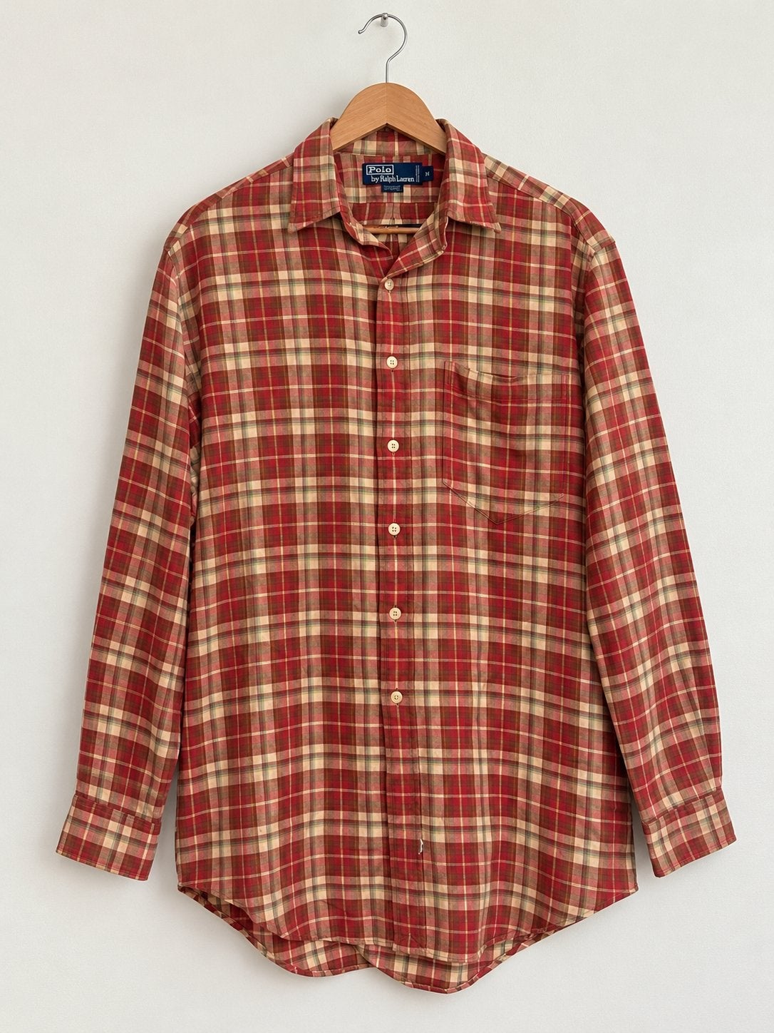 Polo Ralph Lauren Flanel Work Shirt RRL Pendleton Levi’s, Ophalen of Verzenden, Zo goed als nieuw, Meerkleurig, Halswijdte 41/42 (L)