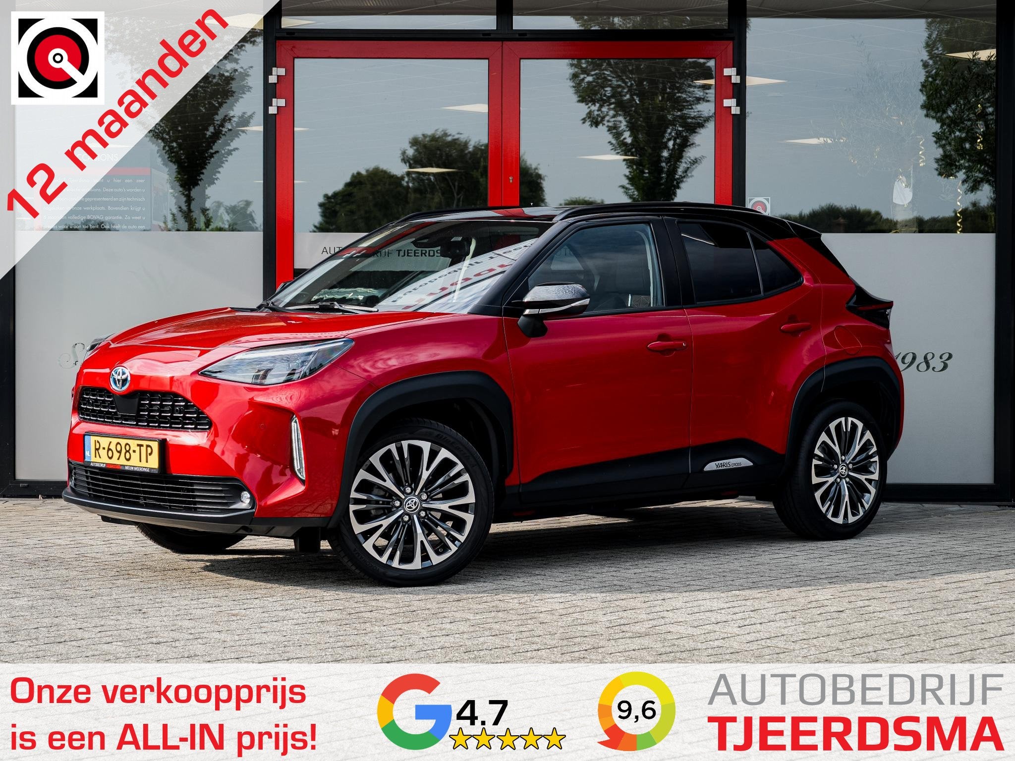 Toyota Yaris Cross 1.5 Hybrid Executive Bi-Tone | Origineel, 12 maanden, Bedrijf, Grijs, Hybride Elektrisch/Benzine