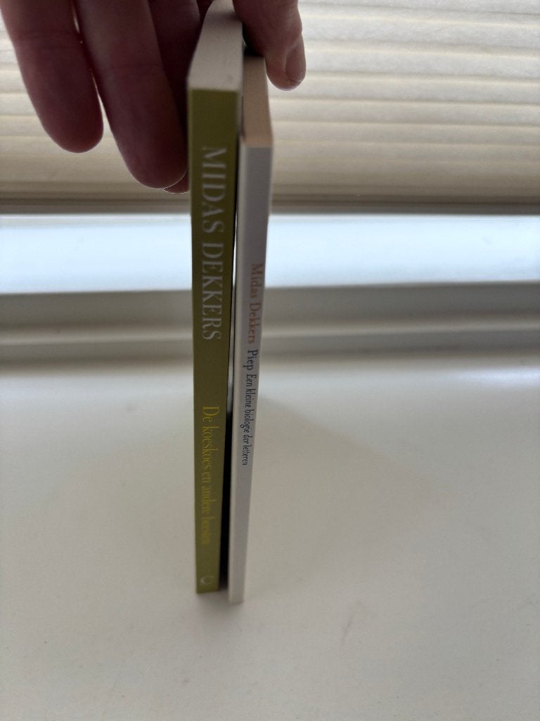 Boeken: Midas Dekkers (2x), Boeken, Ophalen, Gelezen