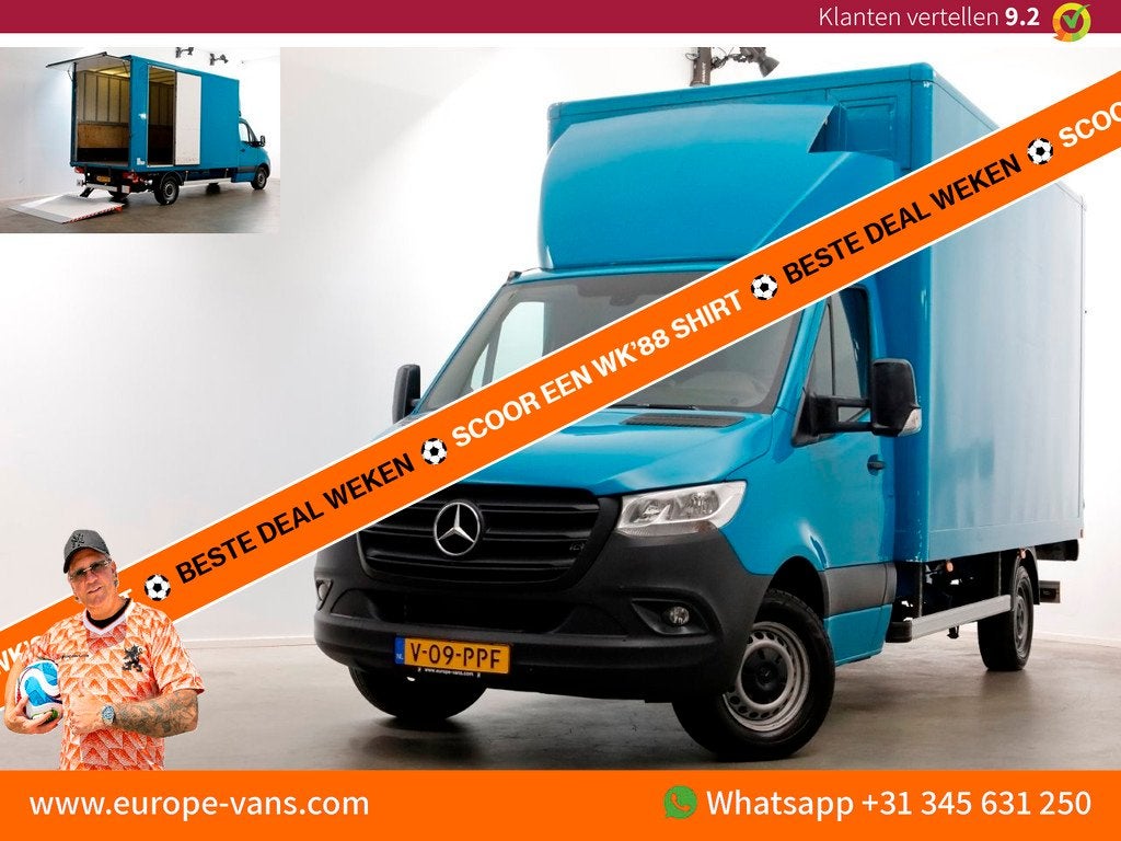 Mercedes-Benz Sprinter 315 CDI 150pk 9G Automaat Bakwagen me, Auto's, Automaat, Achterwielaandrijving, Gebruikt, Euro 6