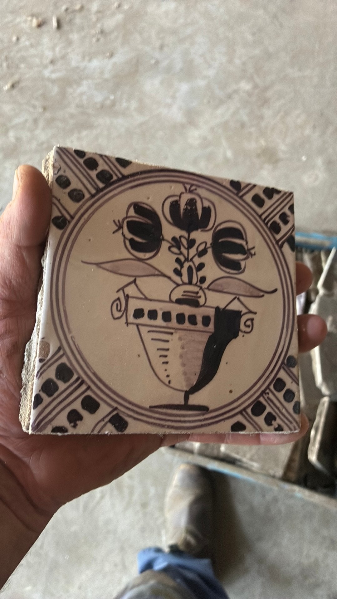 Oude “ijsselhoeve” tegeltjes, Ophalen of Verzenden, Minder dan 20 cm, Minder dan 5 m², Wandtegels