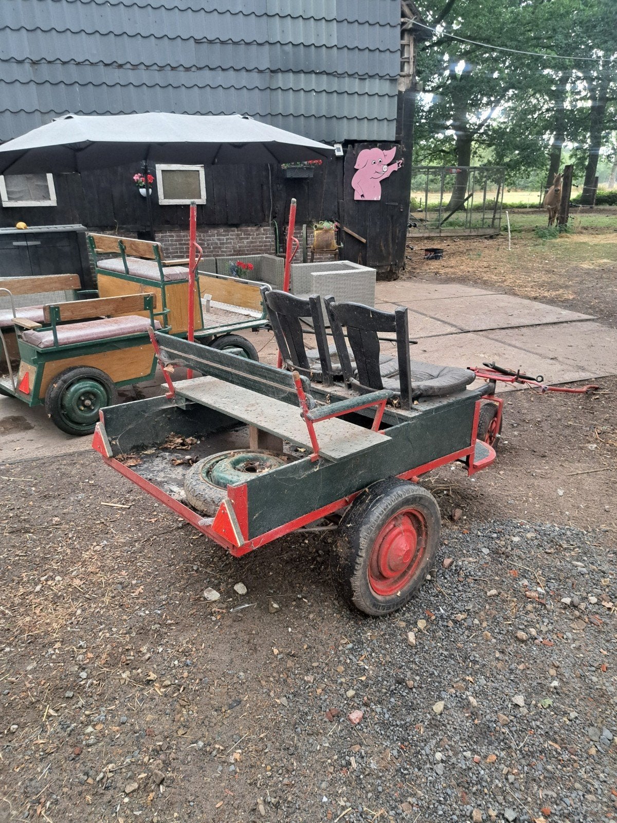 te koop ponywagen, Ophalen, Gebruikt
