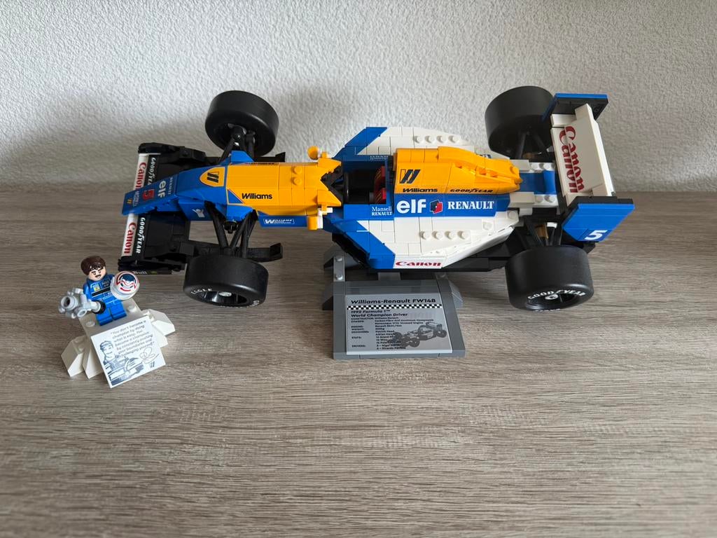 LEGO Icons Williams FW14B - Nigel Mansell, Verzenden, Zo goed als nieuw, Auto, Overige merken