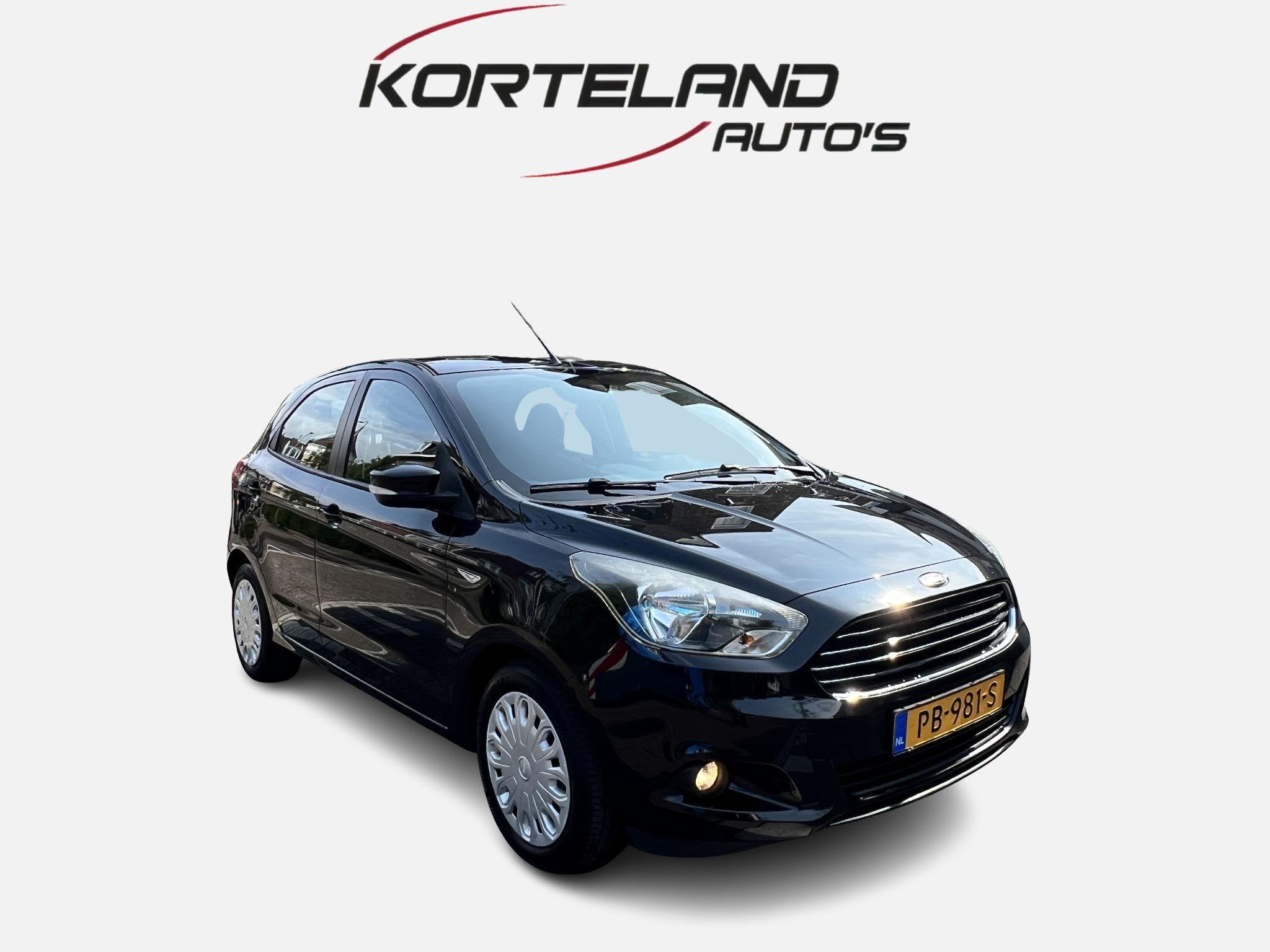 Ford Ka+ 1.2 Trend Ultimate, Auto's, 4 cilinders, Zwart, Origineel Nederlands, Bedrijf