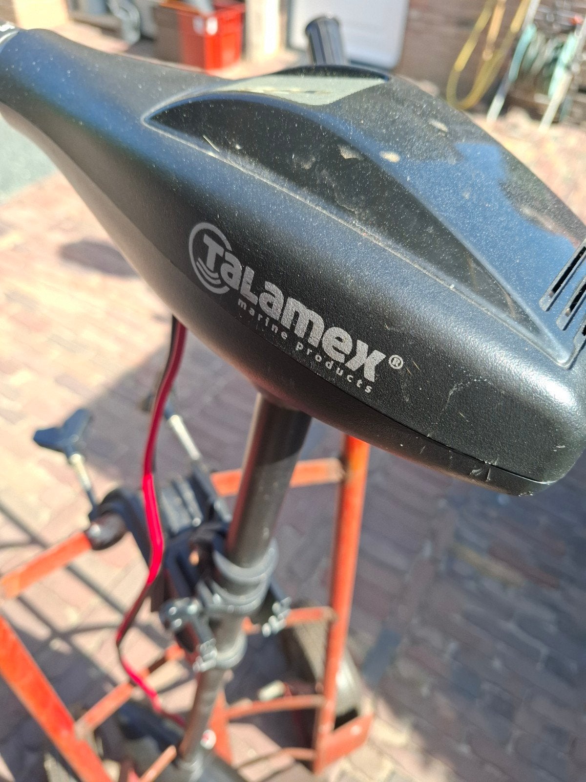 talamex fluister motor 58lbs 12 volt, Ophalen, Gebruikt, Motor en Techniek, Zeilboot of Motorboot
