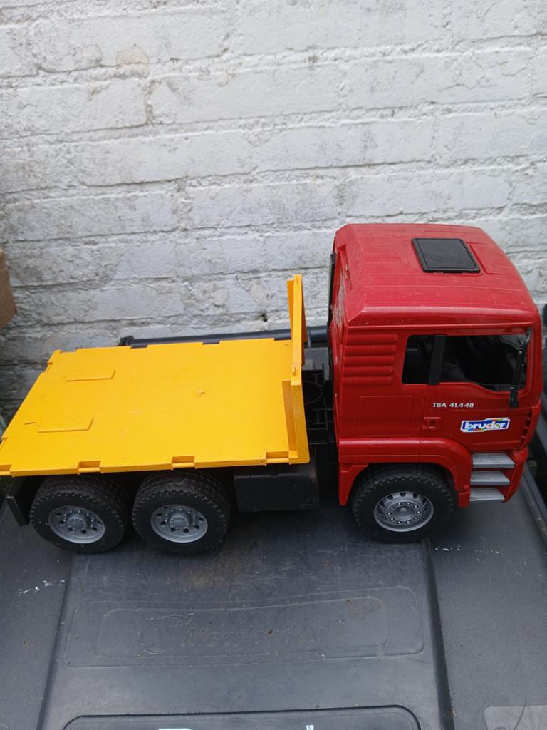 MAN kiepwagen.  Bruder, Ophalen of Verzenden, Gebruikt