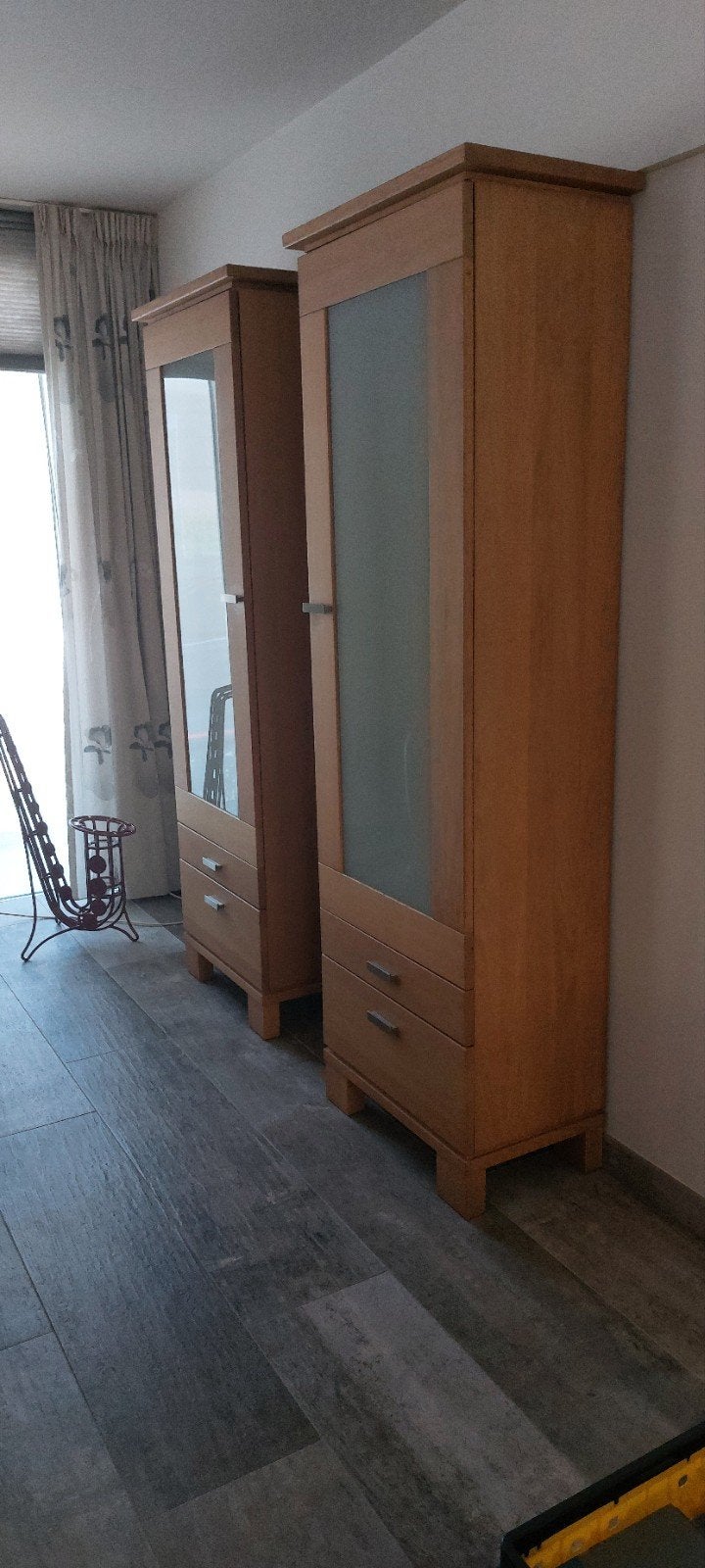 2 eiken kasten, Ophalen, Gebruikt, Eikenhout, 50 tot 100 cm