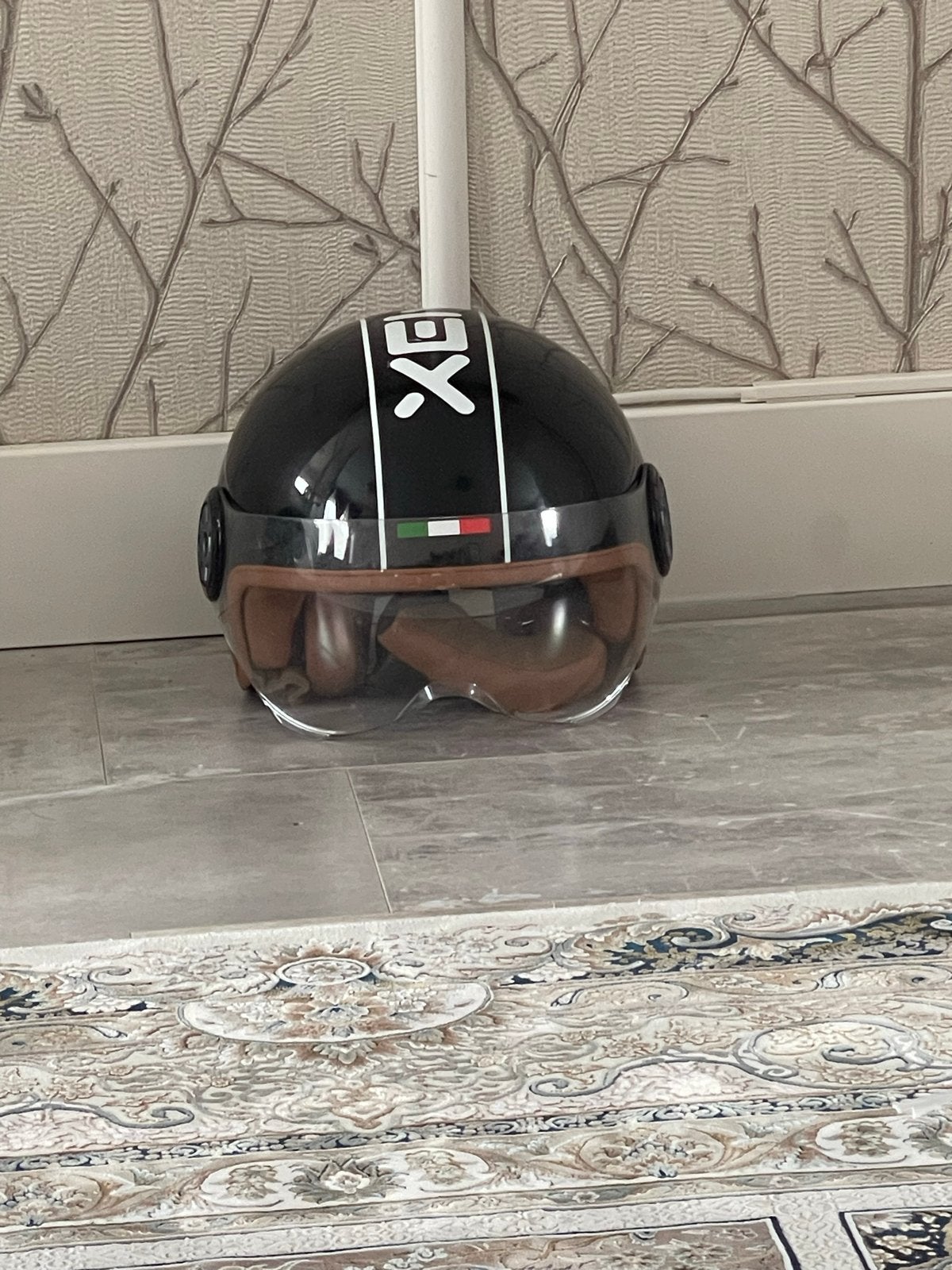 Mooie motorhelm, gebruikt maar werkt goed, Motoren, Overige merken, Ophalen of Verzenden, Tweedehands, XL