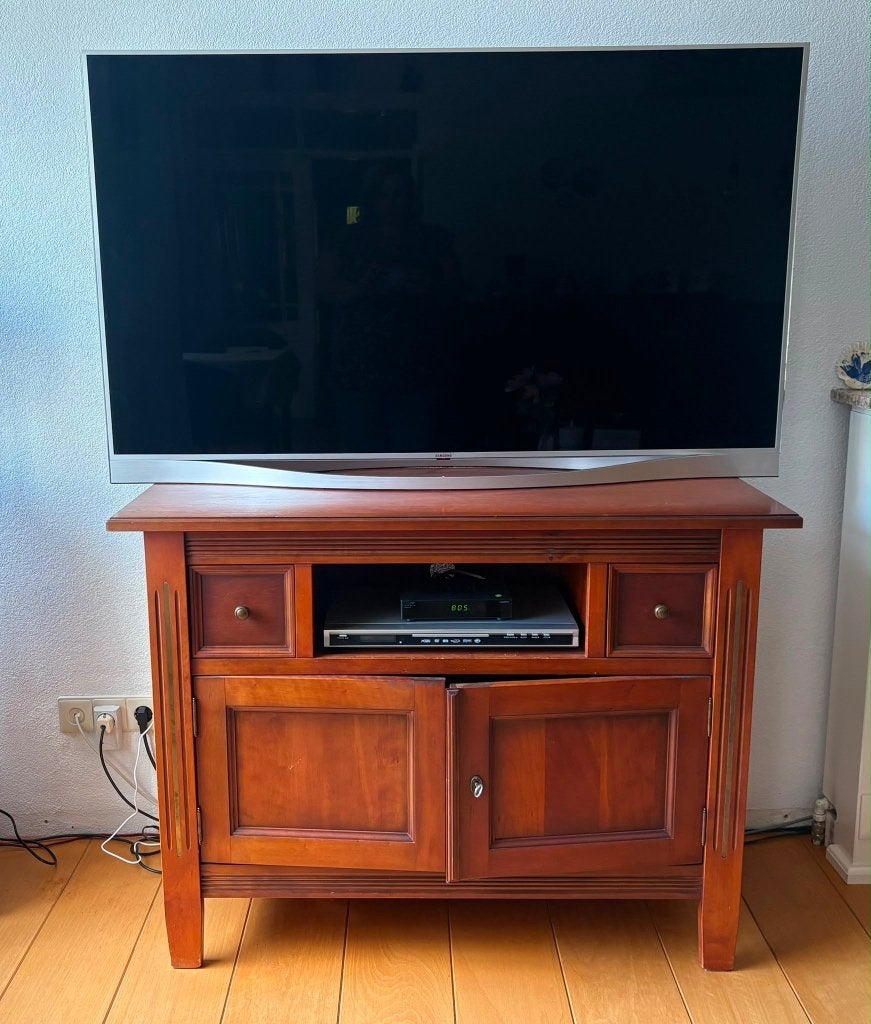 Kersenhouten TV kast, Huis en Inrichting, Ophalen, Gebruikt, 50 tot 100 cm, Semi klassiek