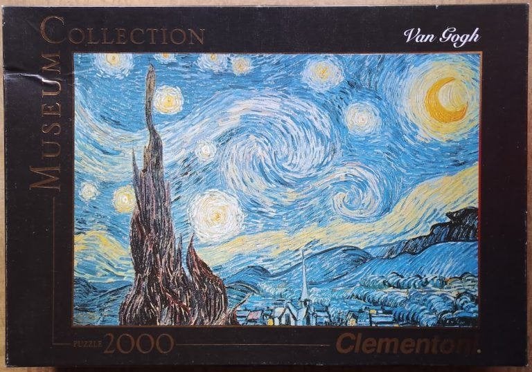 Clementoni puzzel Van Gogh Sterrennacht 2000 stukjes, Ophalen, Meer dan 1500 stukjes, Gebruikt, Legpuzzel