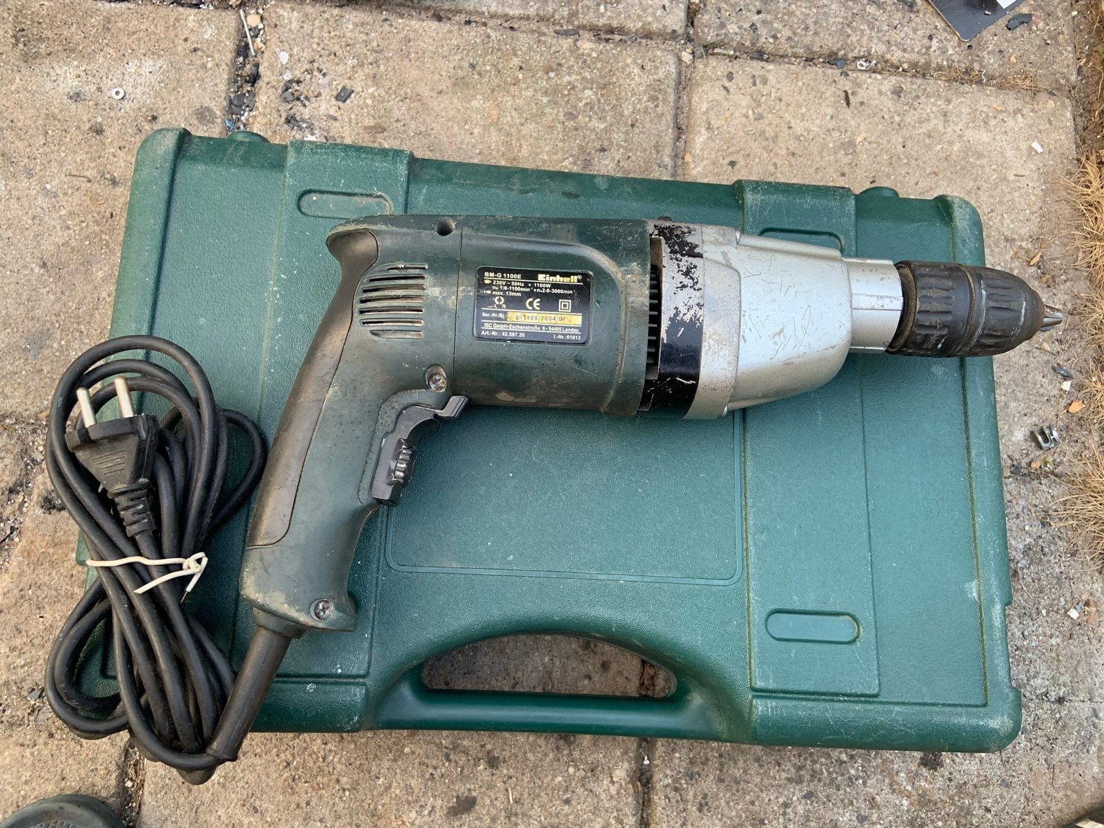 Einhell Global Boormachine - Gebruikt, Boormachine, Ophalen of Verzenden, Klopboormechanisme, Gebruikt