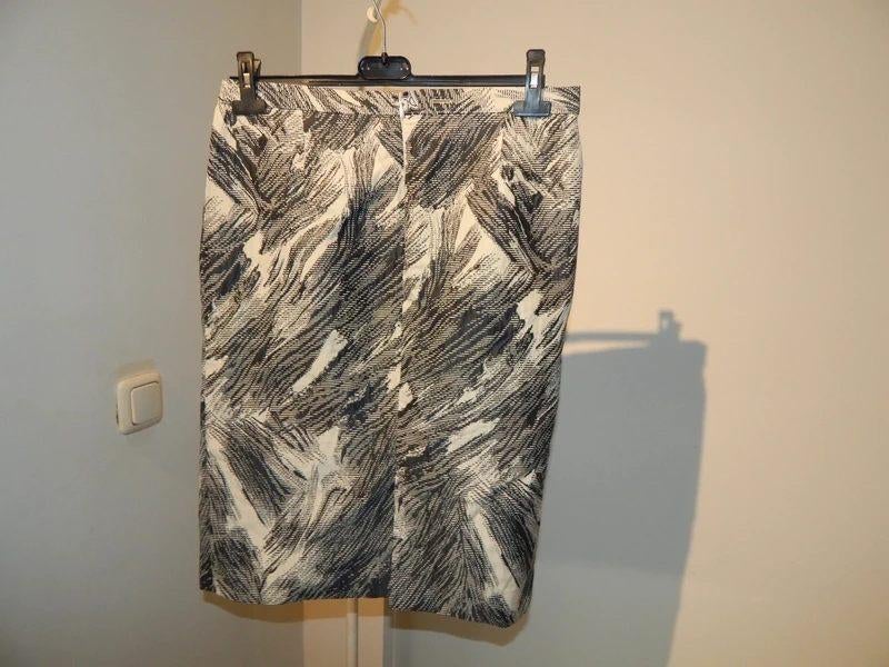 Celine vintage rok wol cashmere in motief kwaliteit F40, Kleding | Dames, Maat 38/40 (M), Overige kleuren, Verzenden, Celine