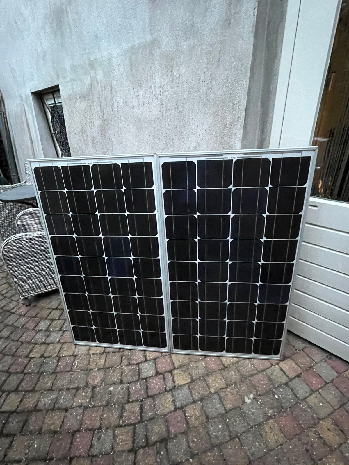 Set zonnepanelen met mppt regelaar 12 volt systeem, Ophalen of Verzenden, Gebruikt