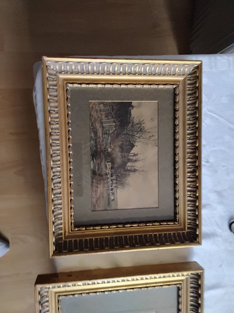 Grootmoeders schilderijtjes, Antiek en Kunst, Ophalen