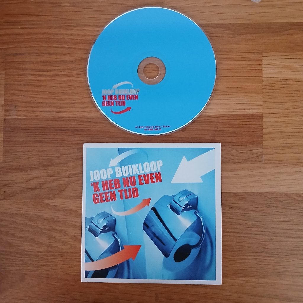 Joop Buikloop - 'k Heb Nu Even Geen Tijd CD Single, Gebruikt, Ophalen of Verzenden, Feestmuziek, Single