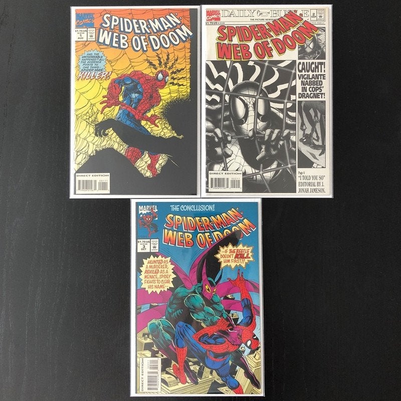 Spider-Man: Web of Doom Vol.1 #1 t/m 3 Complete Set (1994), Amerika, Marvel Comics, Complete serie of reeks, Nieuw