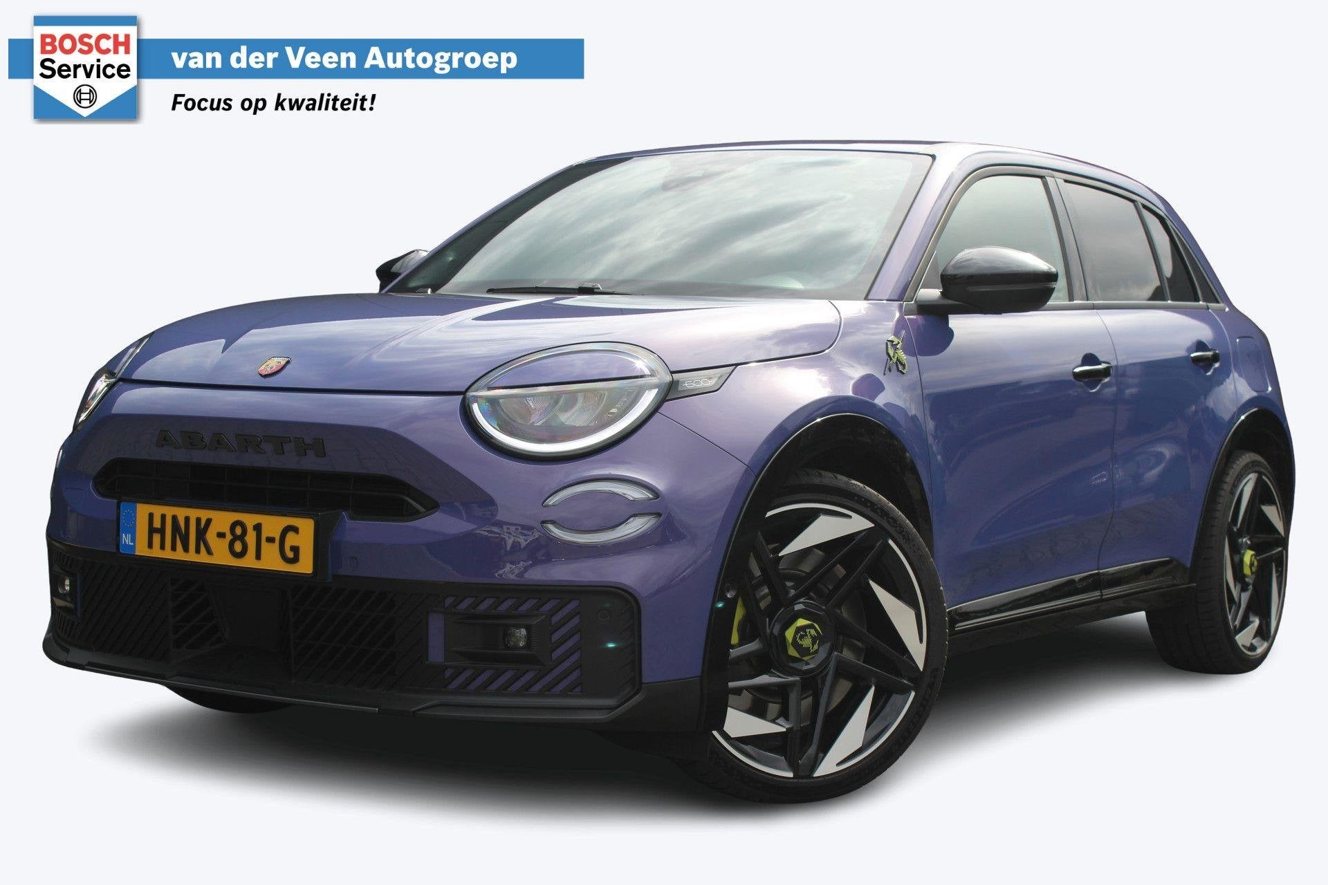 Abarth 600e Abarth Scorpionissima 54 kWh 282PK | Fabrieksgar, 294 min, Zwart, Overige kleuren, Origineel Nederlands