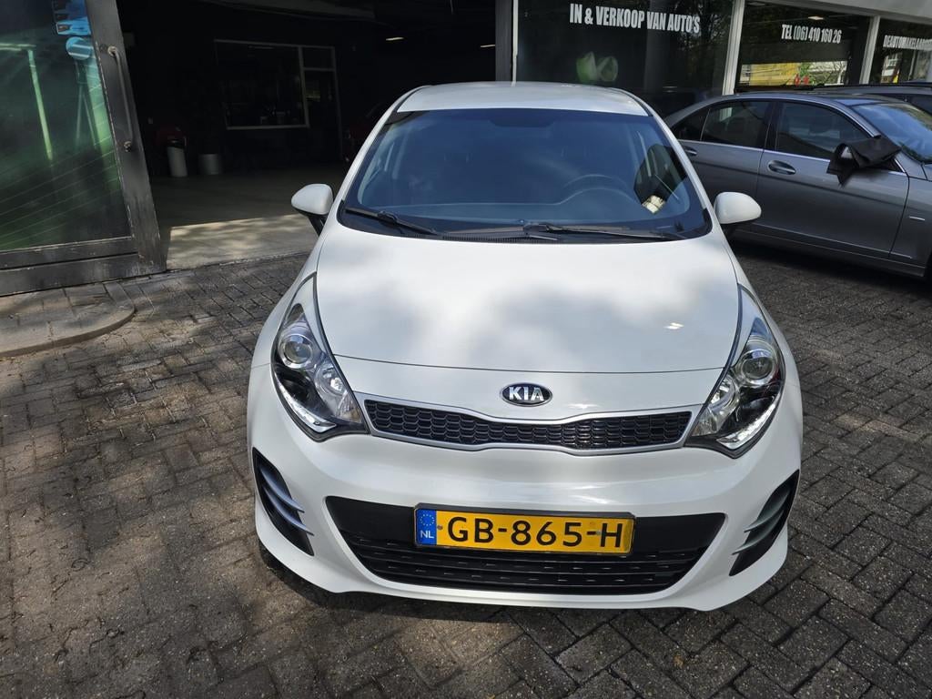 Kia Rio 1.2 CVVT DynamicLine | 2E EIGENAAR | 12MND GARANTIE, Auto's, Kia, 1027 kg, Euro 6, 4 cilinders, Wit