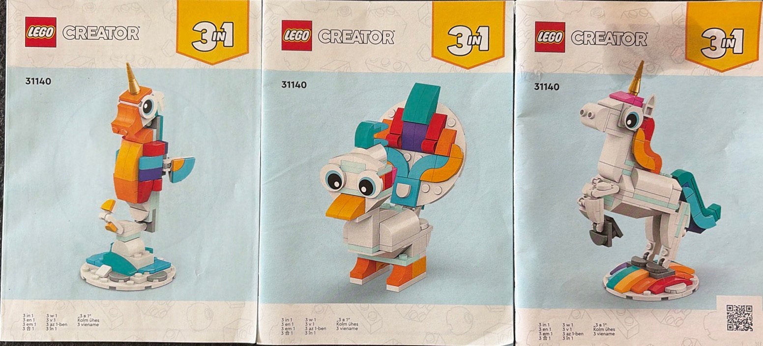 Lego Creator 31140, Lego, Ophalen of Verzenden, Zo goed als nieuw, Creator