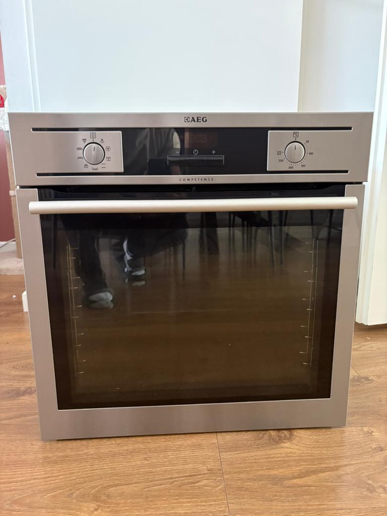 AEG inbouw oven RVS, Witgoed en Apparatuur, Ovens, Ophalen, Zo goed als nieuw