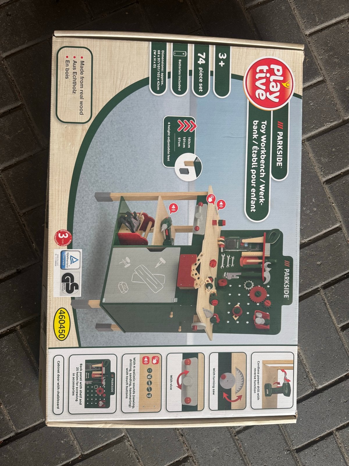 Parkside Houten Speelgoed Werkbank, Ophalen, Zo goed als nieuw, Overige typen
