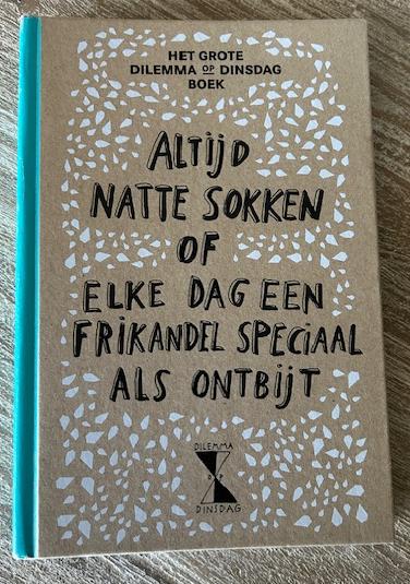 Het Grote Dilemma op Dinsdag Boek, Ophalen of Verzenden, Zo goed als nieuw