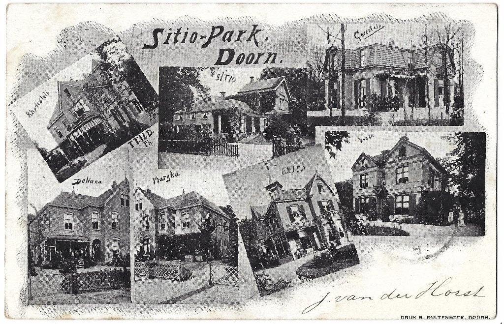 Doorn, Sitio-park, Verzenden, Voor 1920, Gelopen, Utrecht