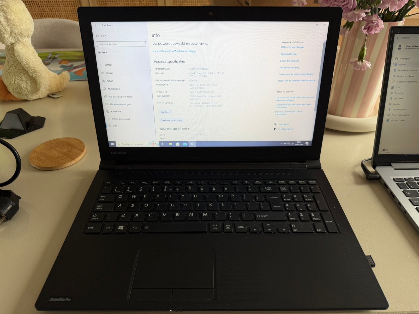 Toshiba Satellite Pro laptop, Computers en Software, Ophalen, Zo goed als nieuw, 17 inch of meer, 3 tot 4 Ghz