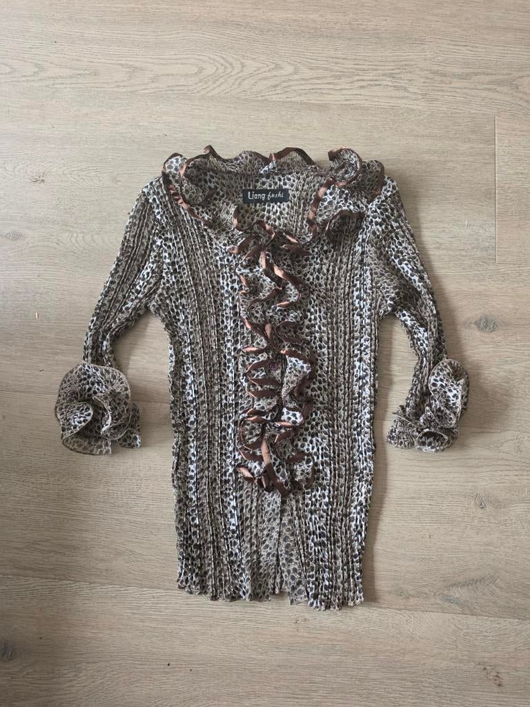 Blouse maat S, Kleding | Dames, Ophalen of Verzenden, Zo goed als nieuw, Maat 36 (S), Bruin