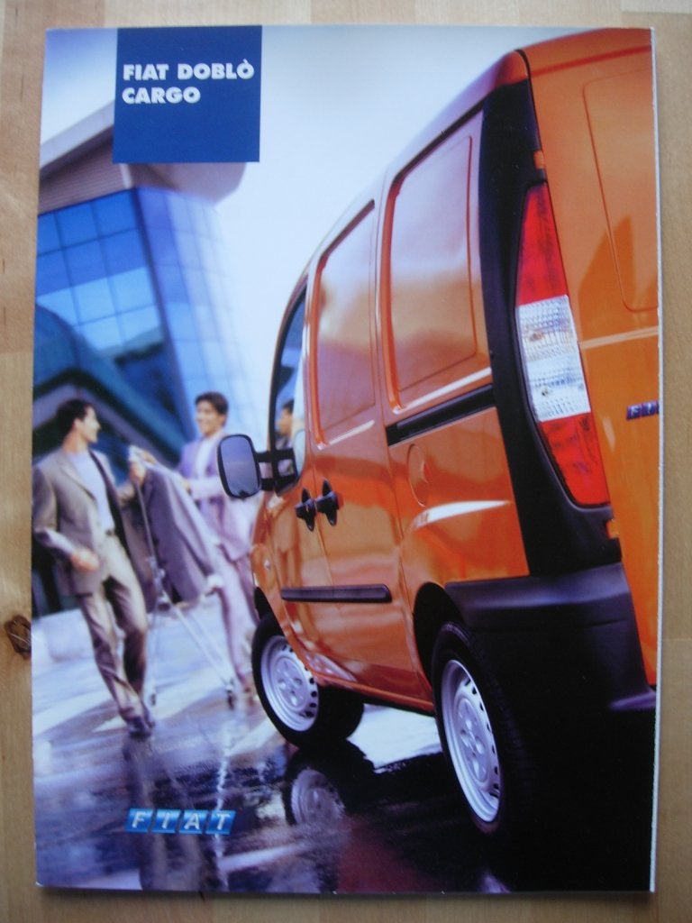 Fiat Doblo Cargo 2001 Brochure – Bedrijfswagen Bestelwagen, Ophalen of Verzenden, Zo goed als nieuw, Overige merken, Fiat