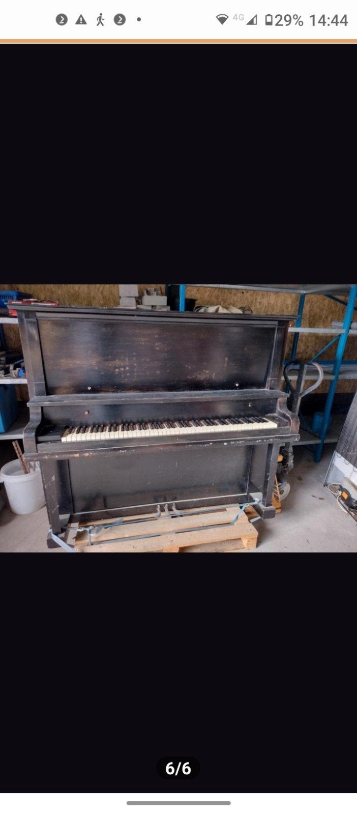GRATIS Antieke piano van Iversen & Son, Boston GRATIS, Muziek en Instrumenten, Piano's, Ophalen, Gebruikt, Zwart, Piano