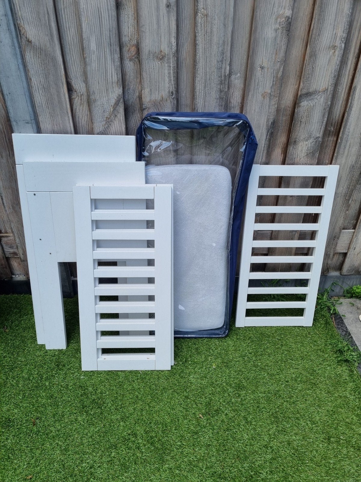 Babybedje inclusief matrasje, Ophalen, Gebruikt, 70 tot 85 cm, 140 tot 160 cm