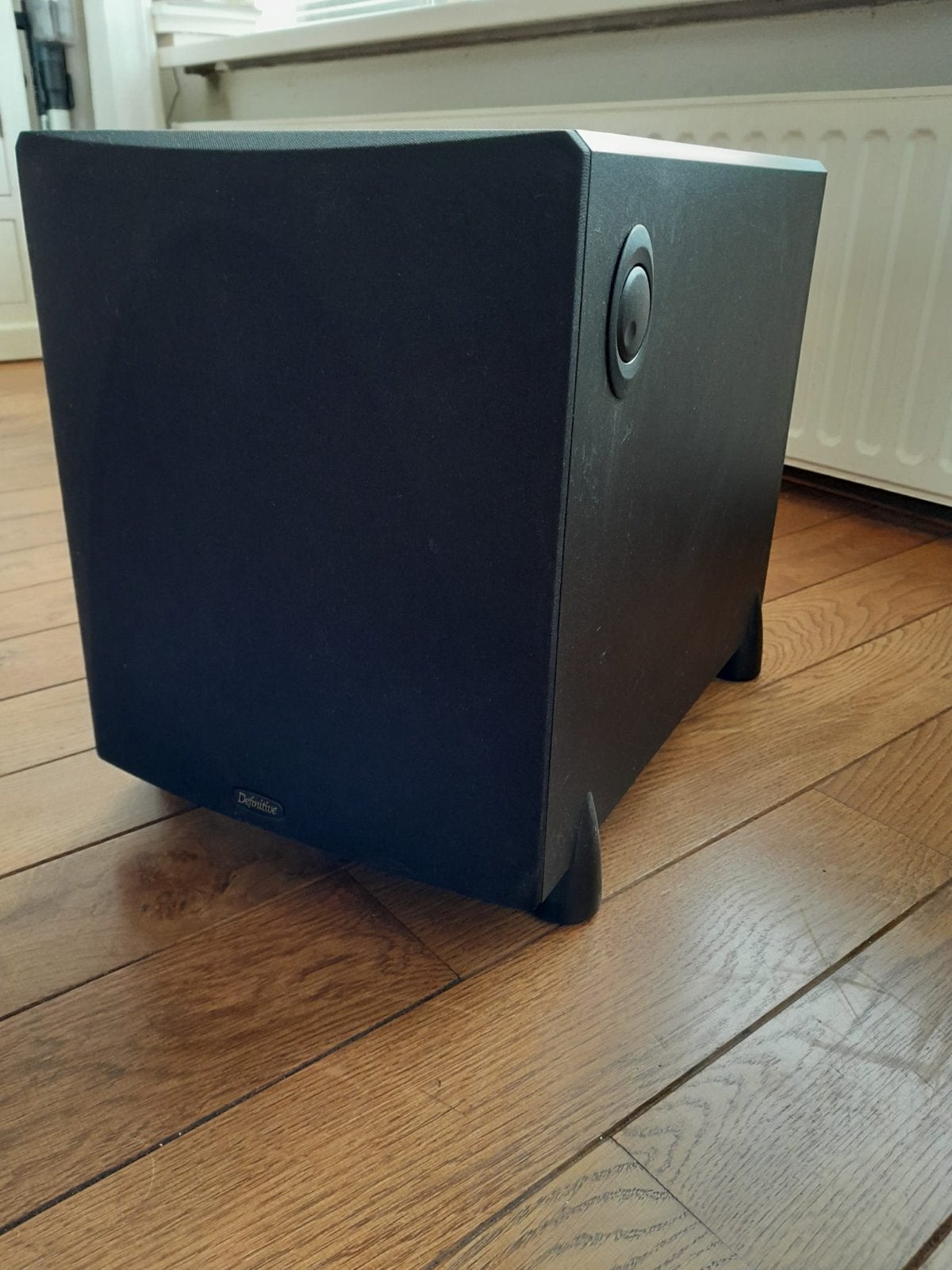 Definitive Technology ProSub 1000 Subwoofer - Krachtige Bas, Subwoofer, Zo goed als nieuw, Ophalen, 150 watt of meer