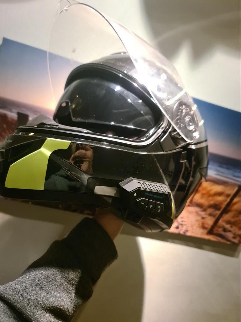 Bayard Heren Systeemhelm Maat S met Bril en Intercom, Motoren, Overige merken, Systeemhelm, Heren, Ophalen of Verzenden