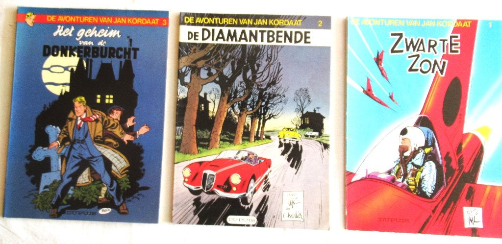 3 strips Jan Kordaat, Boeken, Gelezen, Jean Doisy, Ophalen of Verzenden, Meerdere stripboeken