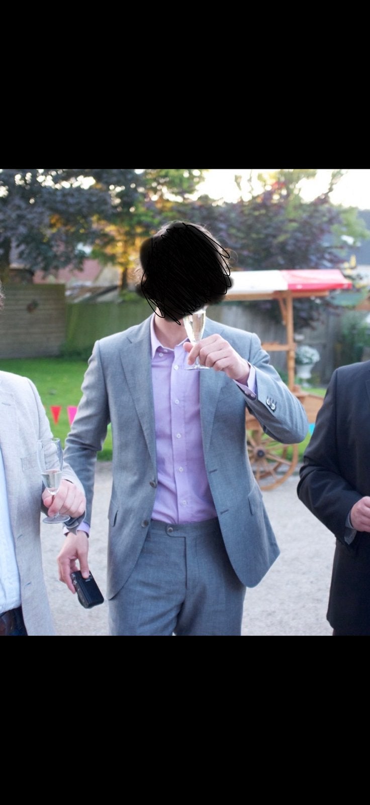 Lichtgrijs zomerpak van Suit Supply, weinig gedragen, Ophalen of Verzenden, Zo goed als nieuw, Maat 48/50 (M), Grijs