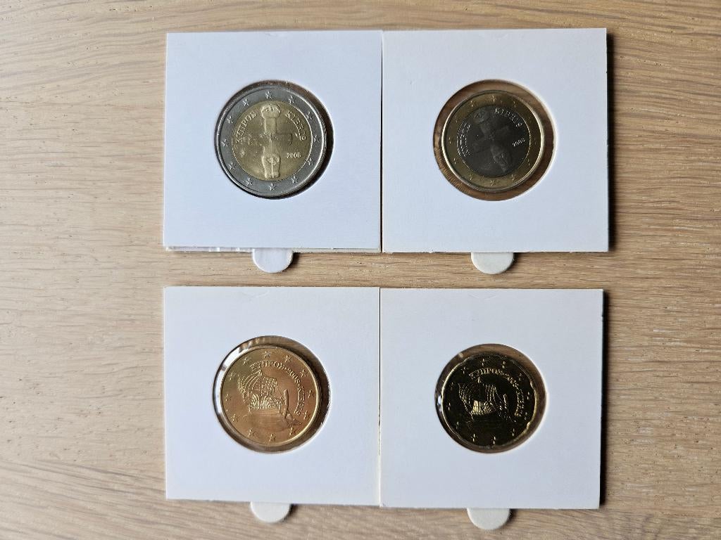 CYPRUS 2008; euroset 8 munten, UNC, Postzegels en Munten, Munten | Europa | Euromunten, Ophalen of Verzenden, Cyprus, Overige waardes