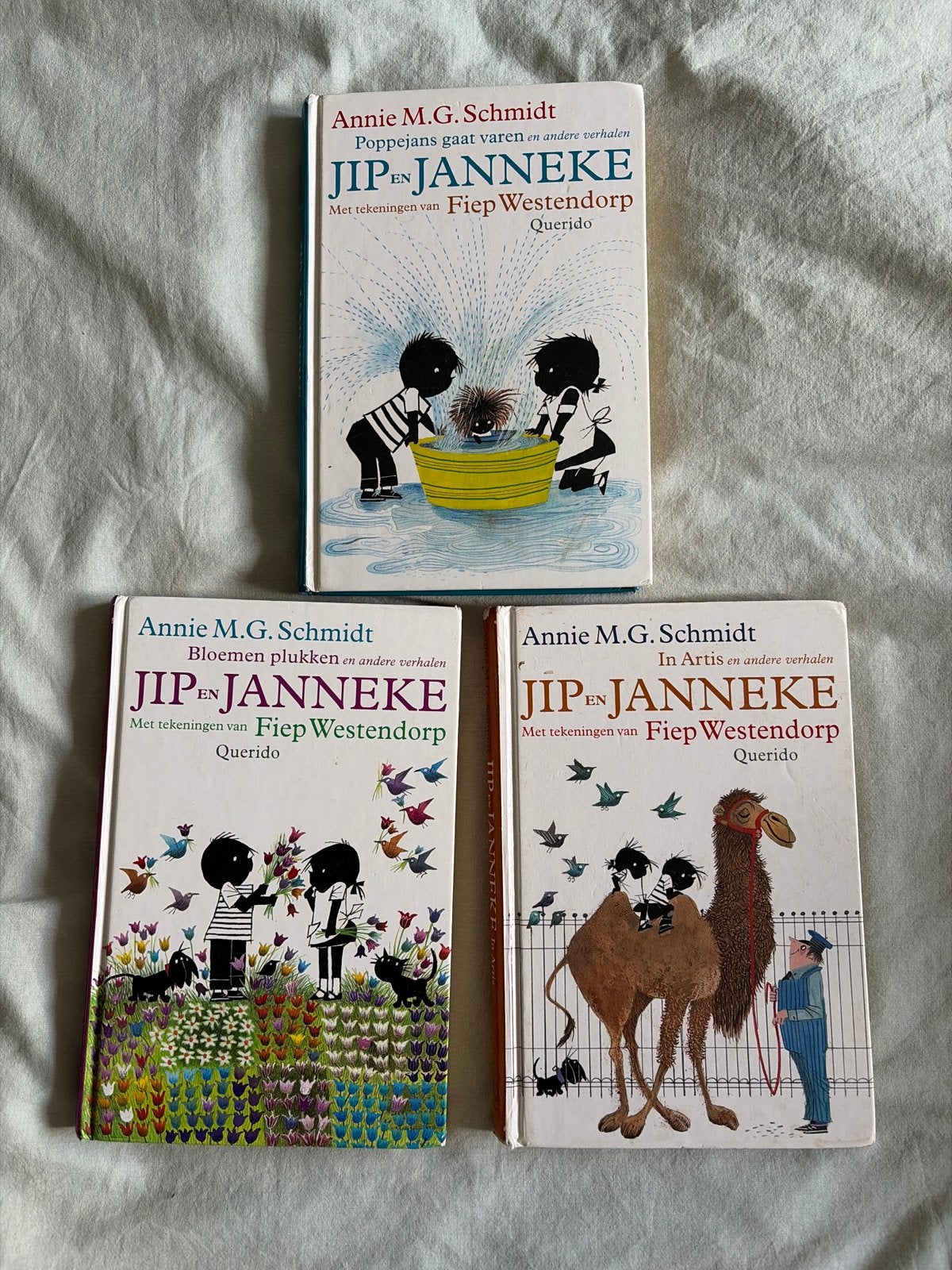 Jip en Janneke boeken - Annie M.G. Schmidt (3 stuks), Ophalen, Gelezen, Fictie algemeen