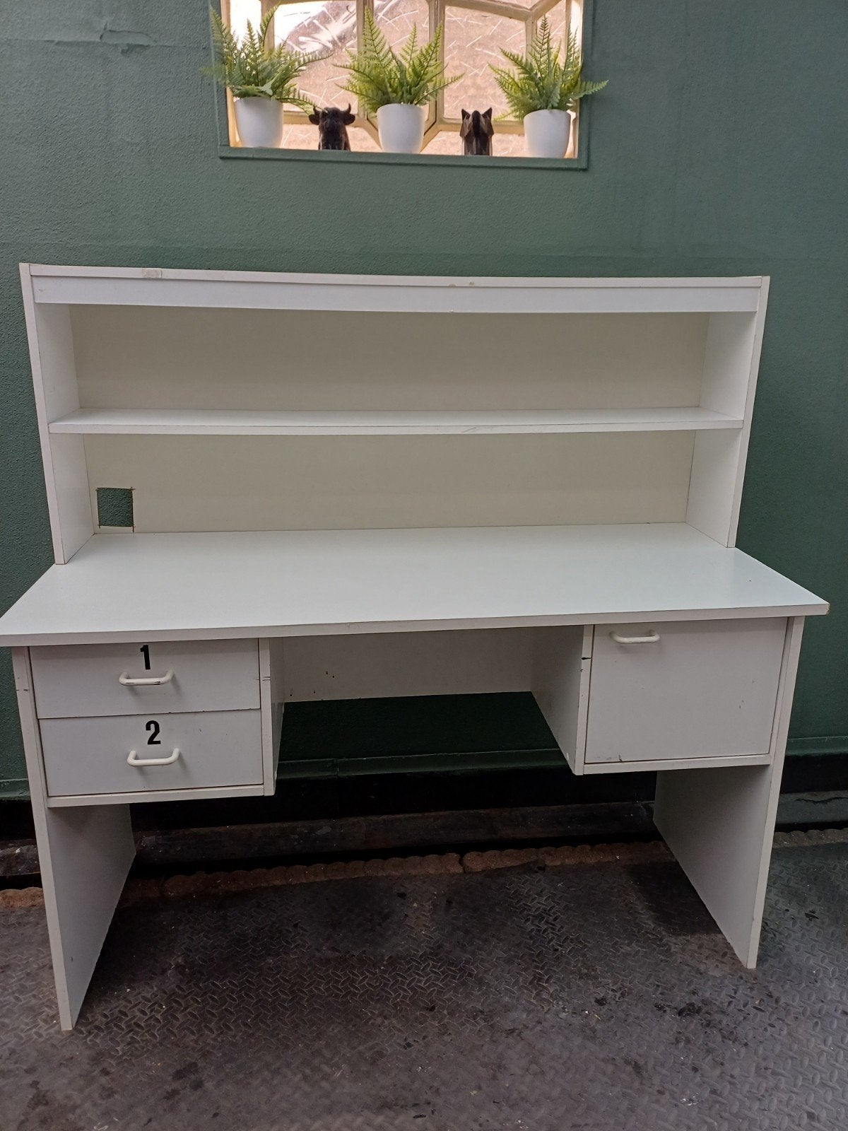 gratis bureau, Ophalen, Gebruikt