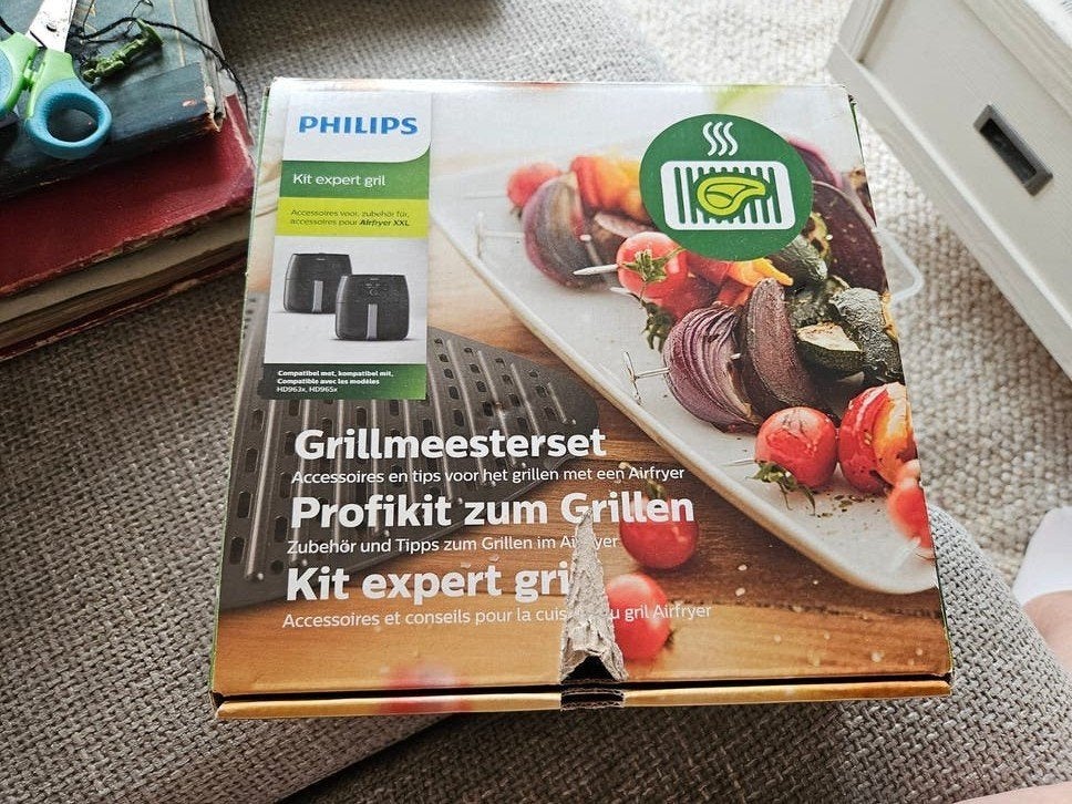 Philips Grillmeesterset Airfryer Accessoires, Witgoed en Apparatuur, Ophalen of Verzenden, Nieuw