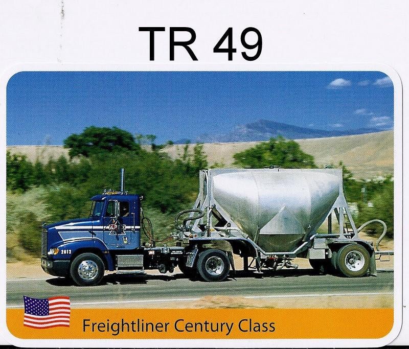Tr49 autokaart truck freightliner century class, Ophalen of Verzenden, Zo goed als nieuw, Auto's