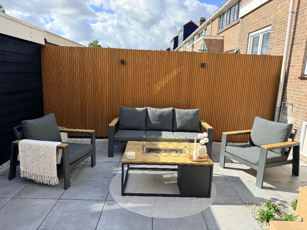 Luxe loungeset Lifestyle Marietta + Sundara Kussens, Ophalen, 5 zitplaatsen, Aluminium, Zo goed als nieuw