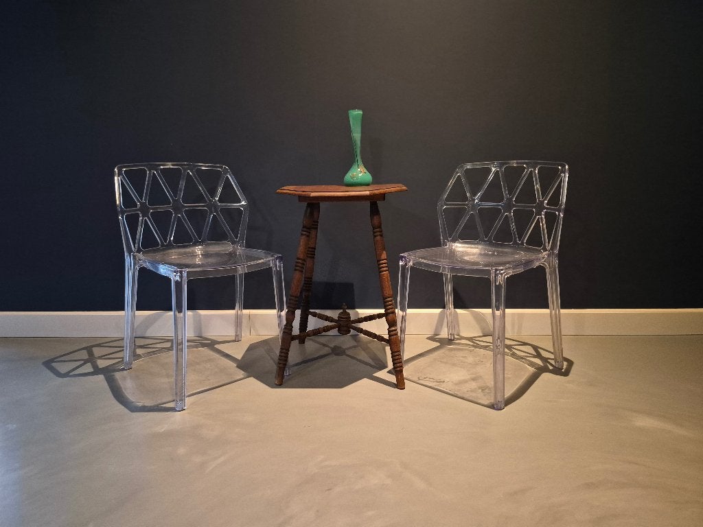 2 mooie Calligaris Alchemia stoelen, Ophalen, Kunststof, Gebruikt, Twee