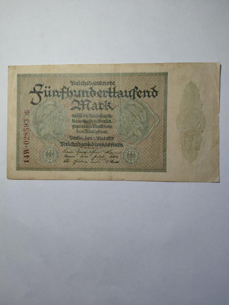 Duitse 500 000 mark, Ophalen of Verzenden, Duitsland