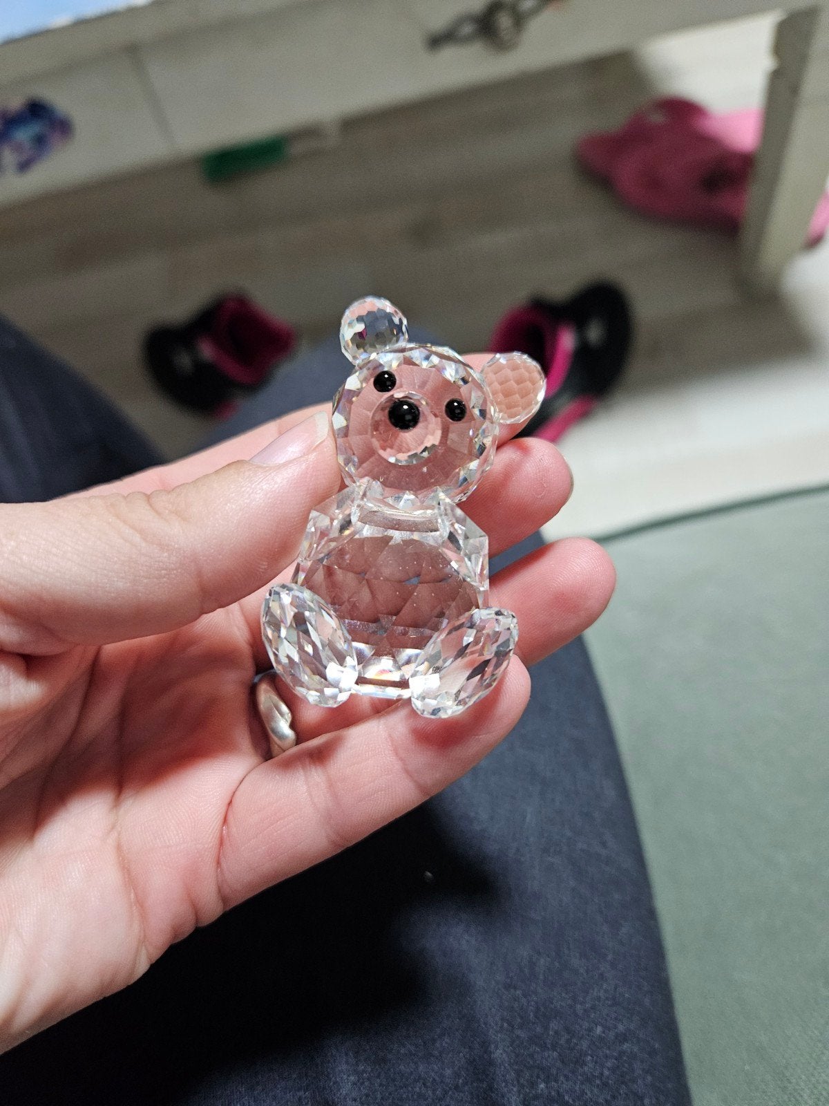 Swarovski Beertje Kristal - Zo Goed als Nieuw, Ophalen of Verzenden, Zo goed als nieuw, Figuurtje