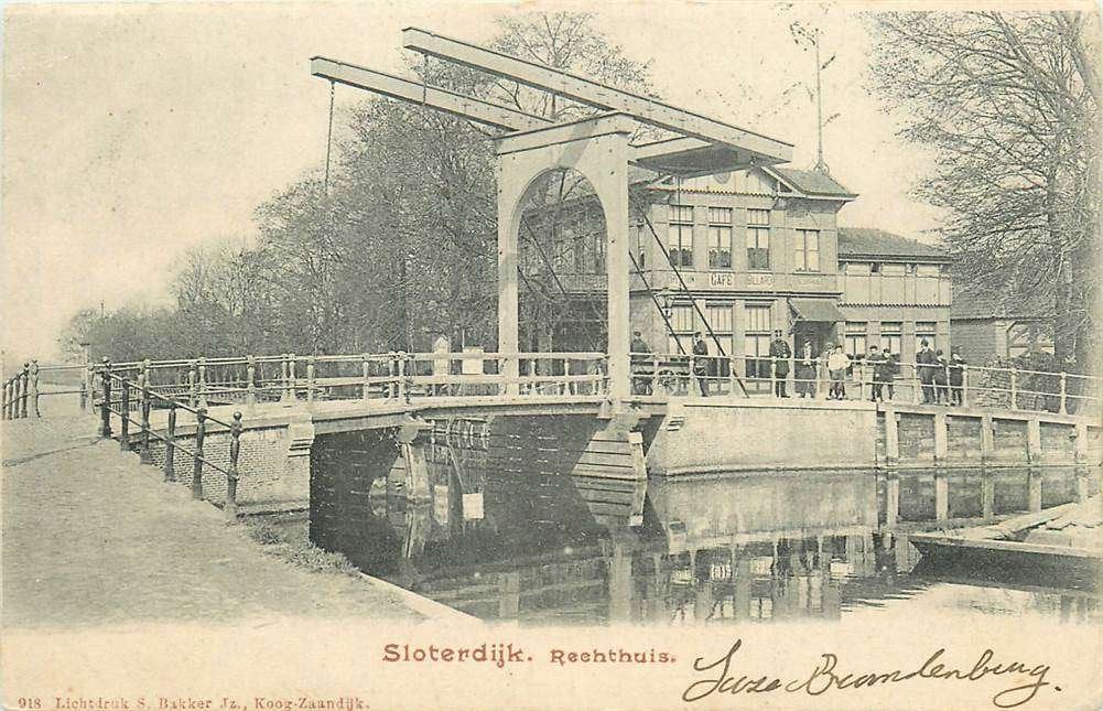 304-212-043 Sloterdijk Rechthuis, Verzenden, Voor 1920, Noord-Holland