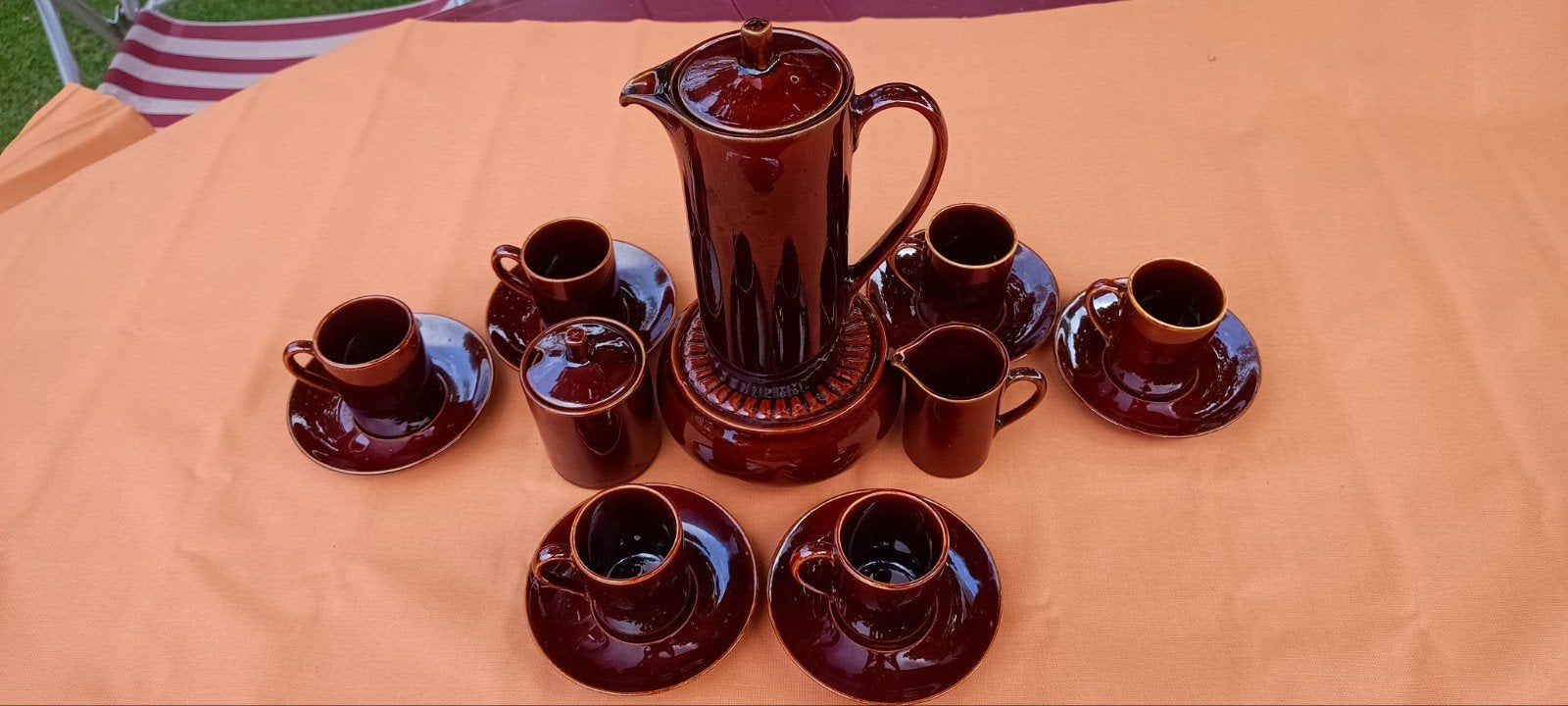 Vintage Royal Sphinx Petrus Regout koffieservies, Ophalen of Verzenden