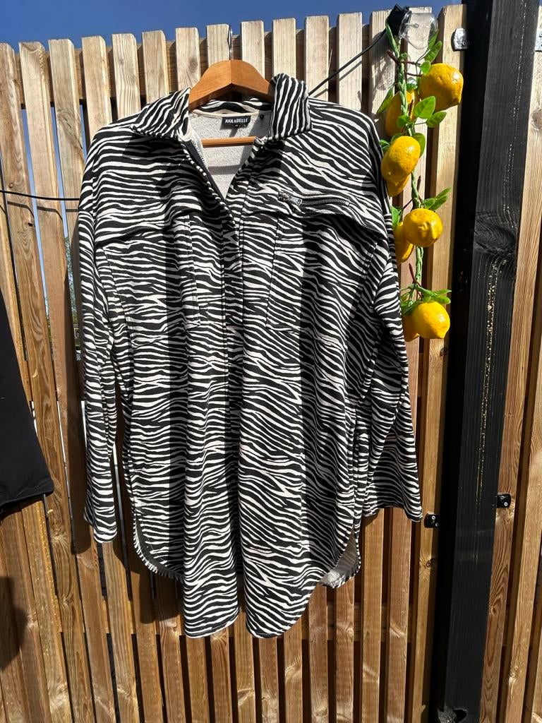 Juul & Belle Zebra Print Overhemd XL, Ophalen of Verzenden, Zo goed als nieuw, Maat 46/48 (XL) of groter, Zwart
