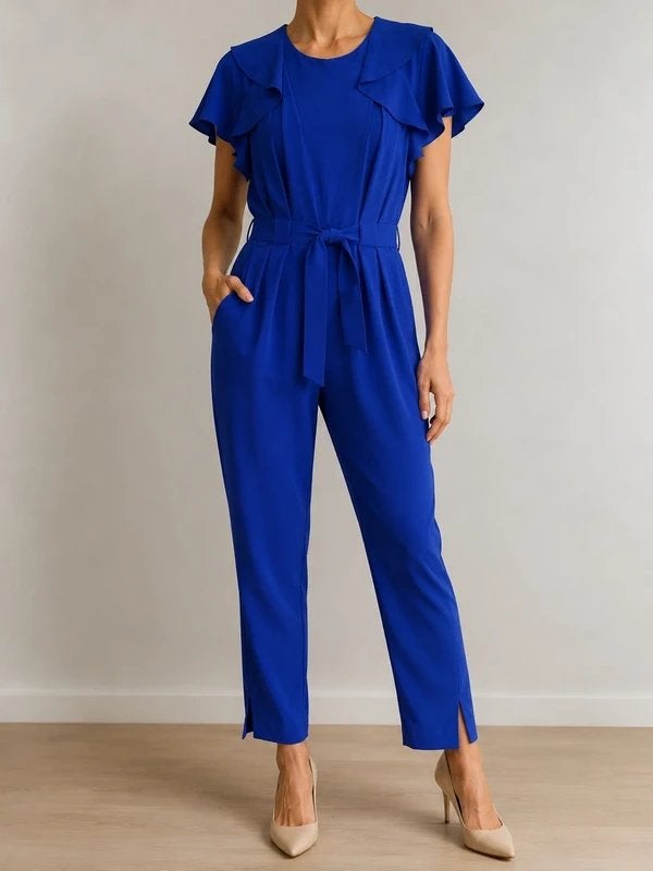 Ted Baker luxe jumpsuit koningsblauw Ted5 = 40/42 nieuw, Verzenden, Nieuw, Maat 42/44 (L), Blauw