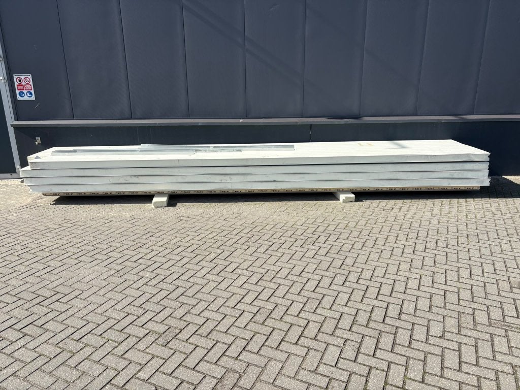 Sandwichpanelen 4x7.00x1.20 en 1x6.00x1.00, Ophalen, Gebruikt, Overige materialen, 50 tot 100 mm